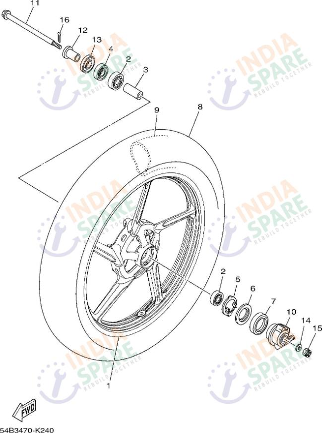 FRONT WHEEL